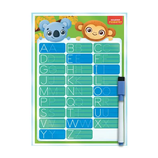 Дошка-тренажер "Азбука" Vladi Toys VT5010-25 (укр) - фото 2