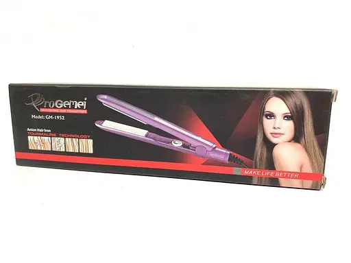 Щипці-стайлер для випрямлення волосся Gemei 1952 з терморегулятором - фото 6