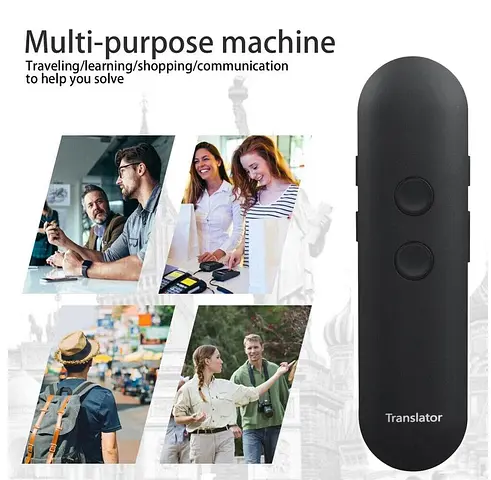 Голосовой электронный переводчик AI Translator T4 800мАч черный - фото 8