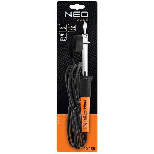 Паяльник электрический Neo Tools 60 Вт 450°C никелированная медь (19-156) - фото 8