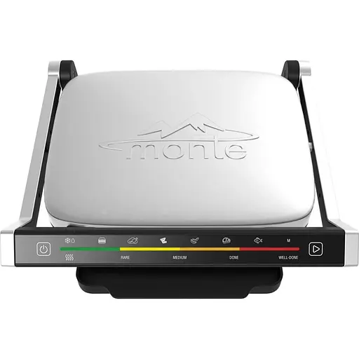 Гриль Monte 3307-MT 7 режимов работы 4 степени прожарки Черный 2000 Вт - фото 1
