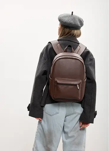 Жіночий рюкзак Sambag Talary шоколадний 35 х 25 х 12 см (35312020) - фото 3