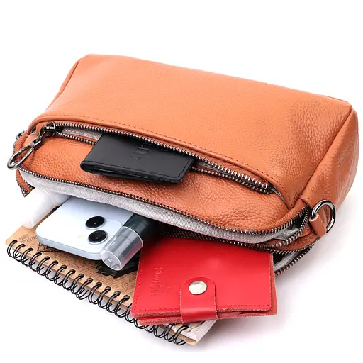 Кожаная женская сумка Vintage 25х14.5х8 см sum0026553 - фото 10