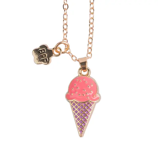 Набор ожерелья Два мороженого 2шт - фото 3