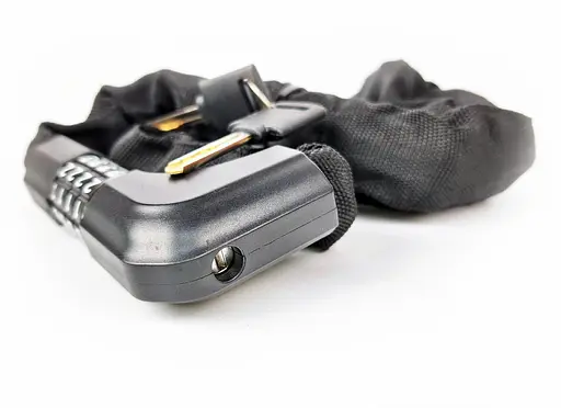 Велосипедний замок Jinjian 6 х 1000 мм ланцюговий під ключ (кодовий муляж) (G0001118) - фото 2