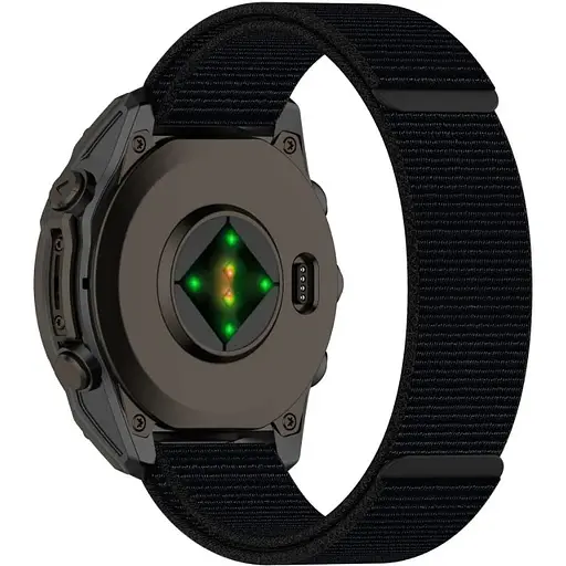 Ремешок DK CDK для Garmin Forerunner 745 22mm Nylon Sport Loop 2 шт. (018558) (black) - фото 2
