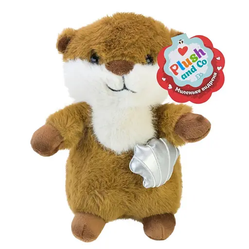 Дитяча м'яка іграшка "Видреня" Plush and Co PLC25008-5, 15х20х22 см - фото 1