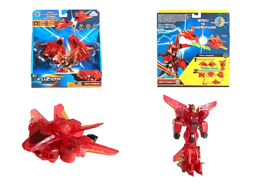 Игровой набор самолетов-трансформеров Fuzion Max Скайден, 54001