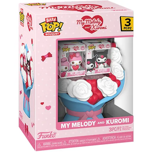Набор игровых фигурок Bitty Pop! Bouquet Sanrio Май Мелоди и Куроми (87807) - фото 2