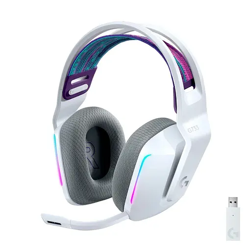 Ігрова гарнітура Logitech G733 Lightspeed Wireless RGB White (981-000883) - фото 1