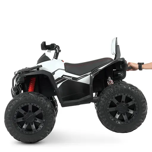 Електромобіль дитячий Bambi Квадроцикл M 4795EBLR-1 з пультом управління Білий - фото 3