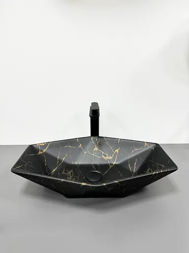 Умивальник VBI Venezia S marble matt накладний VBI-012403, Мармур - фото 2