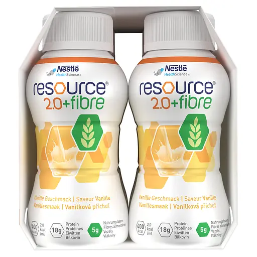 Набор энтеральное питание Nestle Health Science Resource 2.0+Fibre со вкусом ванили 3.2 л (4 уп. х 4 шт. х 200 мл) - фото 8