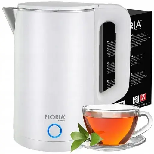 Електричний чайник Floria ZLN4920 з двома стінками та автовідключенням 2 л - фото 7