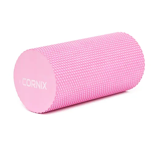 Масажний ролик Cornix EVA+ 30 x 15 см (валик, ролер) XR-0298 Pink - фото 3