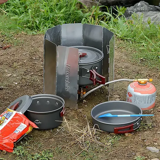 Вітрозахисний екран Naturehike для пальника та вогню (на 8 секцій) - фото 6