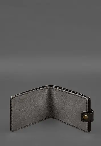 Кожаная обложка-портмоне для удостоверения участника боевых действий (УБД) Темно-коричневая - фото 3