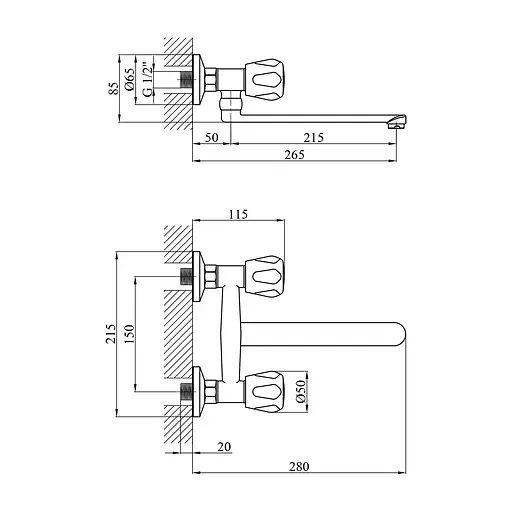 Змішувач для кухні Kroner KRM Hamburg - C040 (CV012066) - фото 6