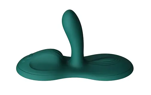 Вібратор Zalo Flora Smart Vibrating Pad 26.2 см зелений - фото 3