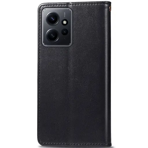 Чохол-книжка Getman Gallant (PU) для Xiaomi Redmi Note 12 4G шкіряний чорний - фото 2
