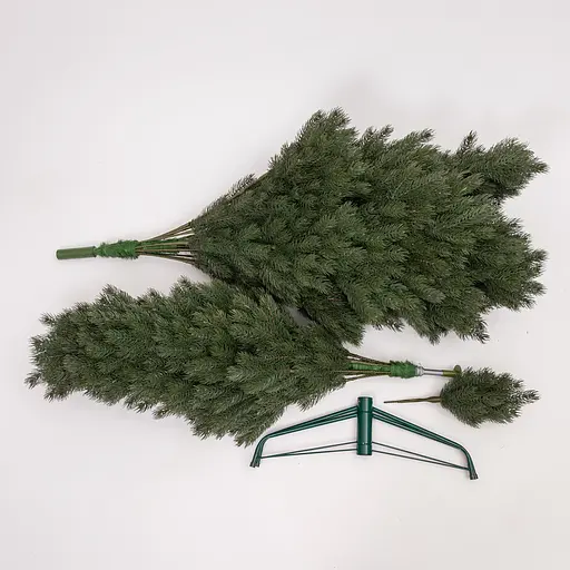 Новорічна штучна ялинка 2,1 м зелена сосна Альпійська реалістична Преміум Lugi TD-SALPGR21 - фото 6