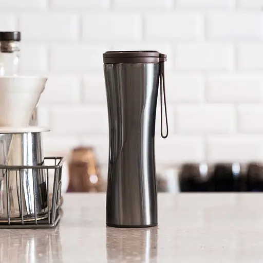 Термокружка Xiaomi Kiss Kiss Fish MOKA Smart Coffee Tumbler 430ml Blue - фото 2
