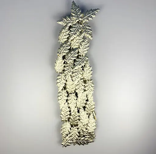 Видовжена модель бра у флористичних мотивах Line F колір корпусу сатин - фото 5