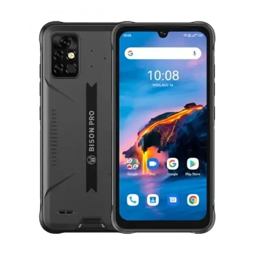 Захищений смартфон Umidigi Bison Pro 4/128GB АКБ 5 000мАг Black - фото 1