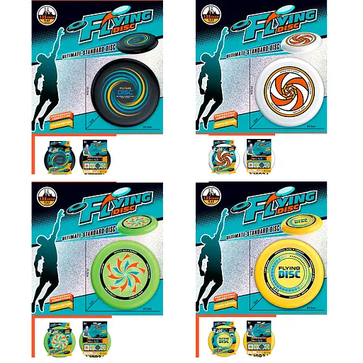 Літаюча тарілка фрісбі, 24.5 см, 24.5x27x2.5 см (В асортименті) - фото 2