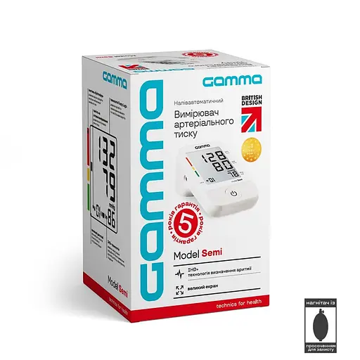 Тонометр Gamma Semi 4Gen напівавтоматичний на плече - фото 2