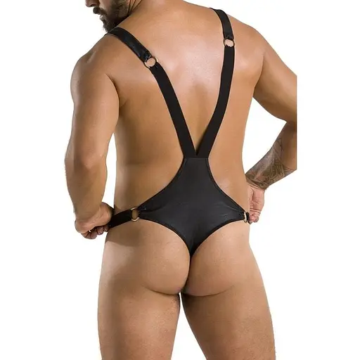 Чоловічий боді Passion 028 Body Harry black L/XL - фото 2