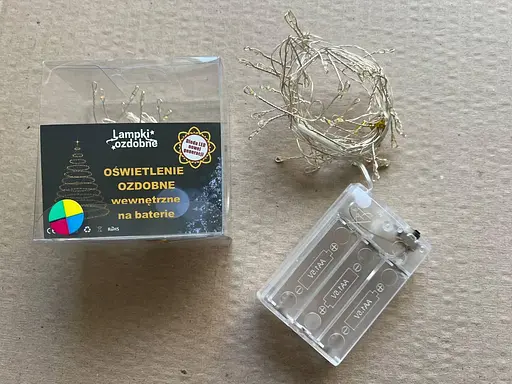 Светодиодная гирлянда капля нить LTL длина 2,5 м 25led батарейки разноцветная RGB - фото 3