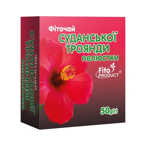 Фіточай "Суданської троянди" пелюстки, 50 г