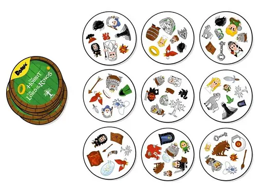 Настільна гра Geekach Games Доббль Володар Перснів і Гобіт (Dobble: The Lord of the Rings & Hobbit) (укр.) (GKCH0266) - фото 5