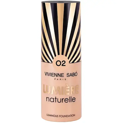 Тональний крем з ефектом сяйва Vivienne Sabo Lumiere naturel відтінок 02, 25 мл  - фото 1