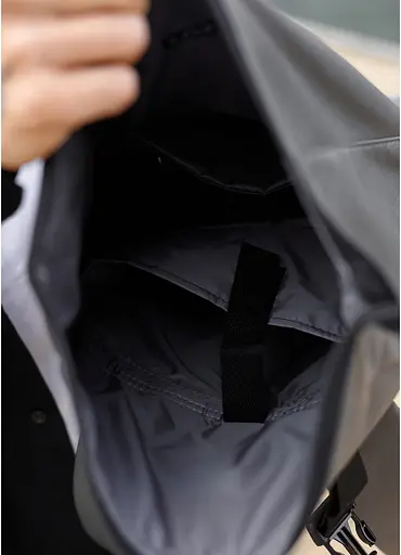 Чоловічий рюкзак Sambag ROLLTOP LZT графітовий 41 х 30 х 16 см (24208009m) - фото 8