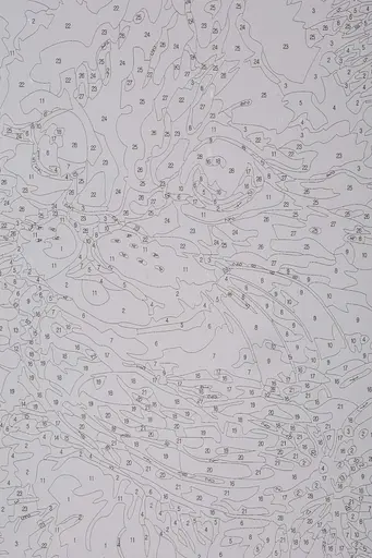 Набор для росписи по номерам "Рыжий пушистик" 40*50 см, IDEA2-GX47157, ТМ "99IDEAS" - фото 7