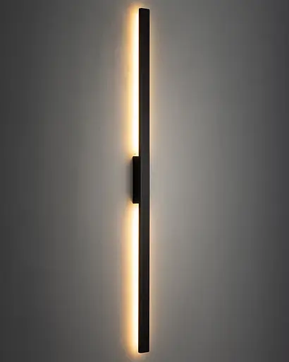 Світильник вуличний настінний Nowodvorski 11558 Demi LED L 1x24W 3000K 1500Lm IP54 чорний - фото 2