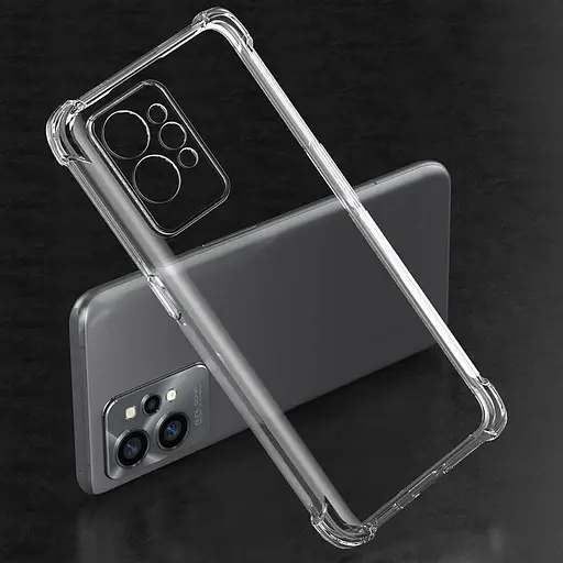 TPU чохол Getman Ease logo посилені кути Full Camera для Realme GT2 Безбарвний прозорий - фото 4