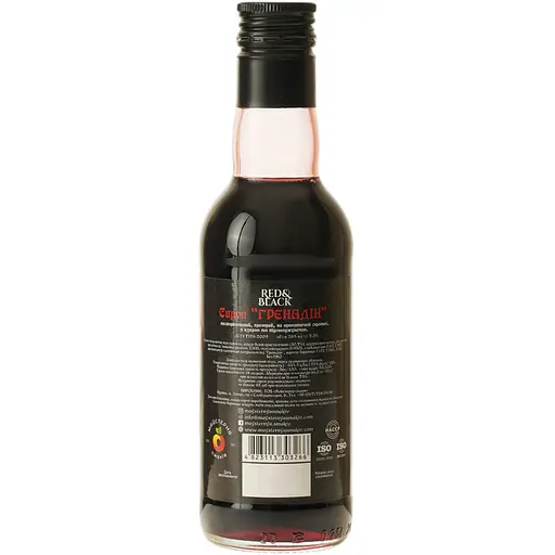Сироп Red&Black Гренадин 0.25 л - фото 3