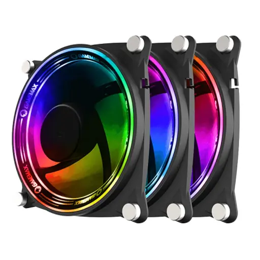 Вентилятор GameMax 120mm*3 KIT ARGB fan RB 300 (RB 300) - фото 1
