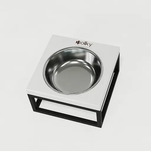 Hollky Base Solo S — миска на підставці для котів і маленьких собак (1 × 0,45 л) - фото 7