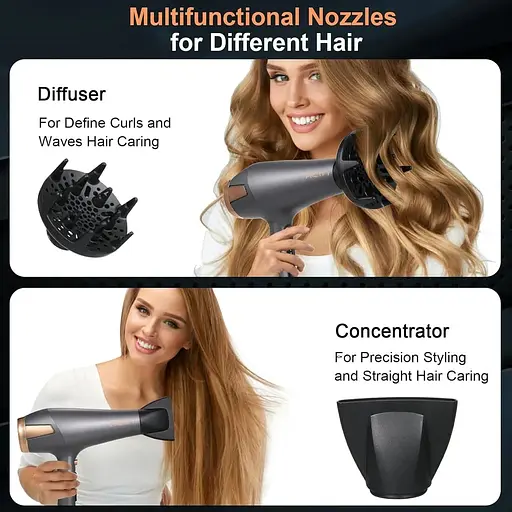 Фен Pretfy з дифузором 2500 Вт - фото 6