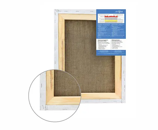 Подрамник Rosa 40×55 см модуль №1 среднее зерно масляная грунтовка лен - фото 2