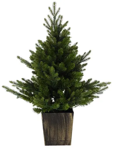 Елка искусственная Chomik с 90 теплыми LED-лампами в горшке 90 см (UMI9087) - фото 3