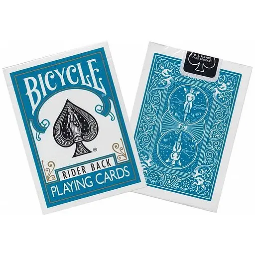 Карти гральні United States Playing Card Company Bicycle Rider Back Turquoise deck (ВР_БРБТ)