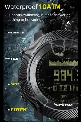 Часы North Edge Model D 10 Bar с компасом - фото 4