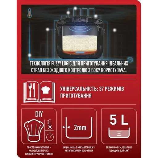 Мультиварка Tefal RK321A34 - фото 4