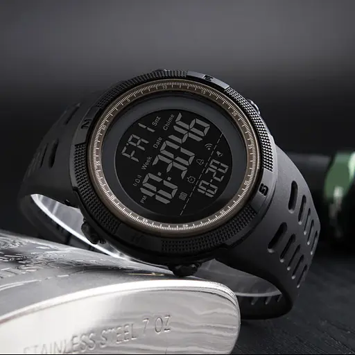 Наручний годинник чоловічий 1251BN Black-brown Skmei acs0030832 - фото 4