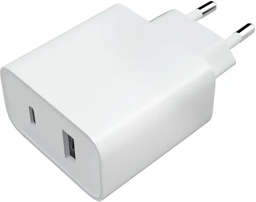 Блок питания Xiaomi Mi 33 W Wall Charger 2 выхода (Type-A+Type-C) быстрый зарядный адаптер - фото 1